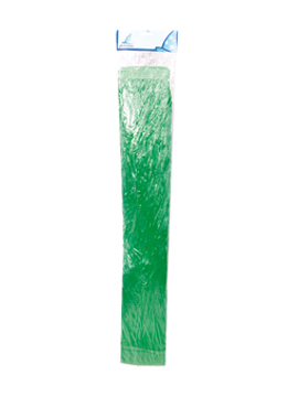 Falda hawaiana verde de 80 cm de largo