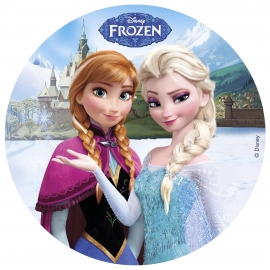 Oblea Frozen Anna y Elsa