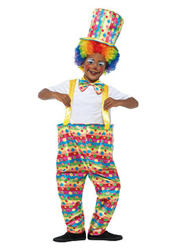 Disfraz Niño Payaso Multicolor Infantil