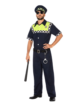 Disfraz de policía adulto