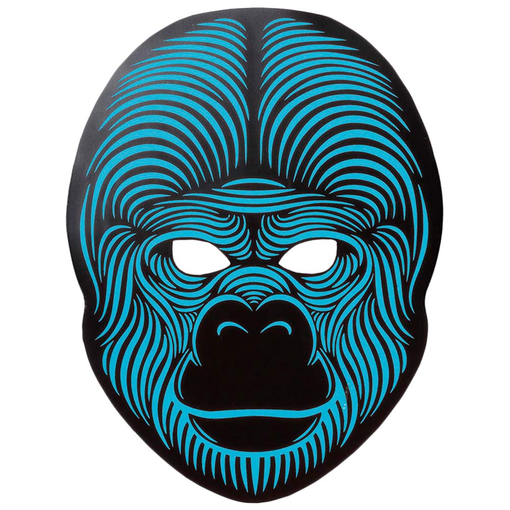 Máscara LED Audio Rítmica Gorila