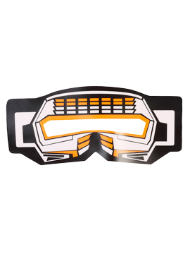 Máscara LED Audio Rítmica Gafas Hockey