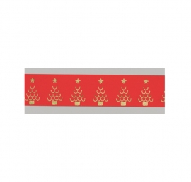 Cinta satinada christmas tree (2 mts)