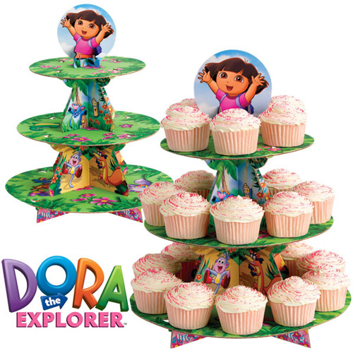 Stand para Cupcakes Dora la Exploradora