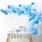 Arco de globos para fiestas en color azul