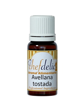 Aroma Concentrado Avellana Tostada 10 ml - Chefdelice