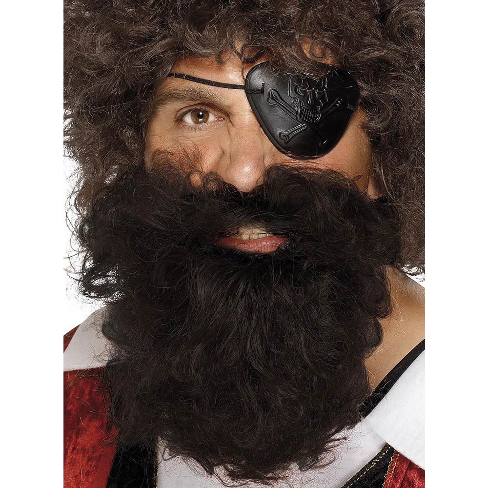 Barba de Pirata Deluxe Castaña