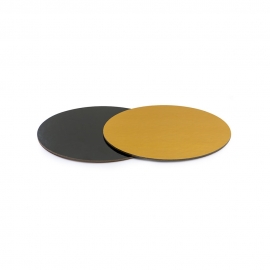 Bases Para Tartas Rectangulares 40x60 Cm - Pack De 10, Dorado Y Negro, Grosor 1 Mm