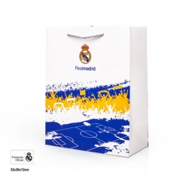 Bolsa Regalo Real Madrid Afición 26 x 12 x 32 cm