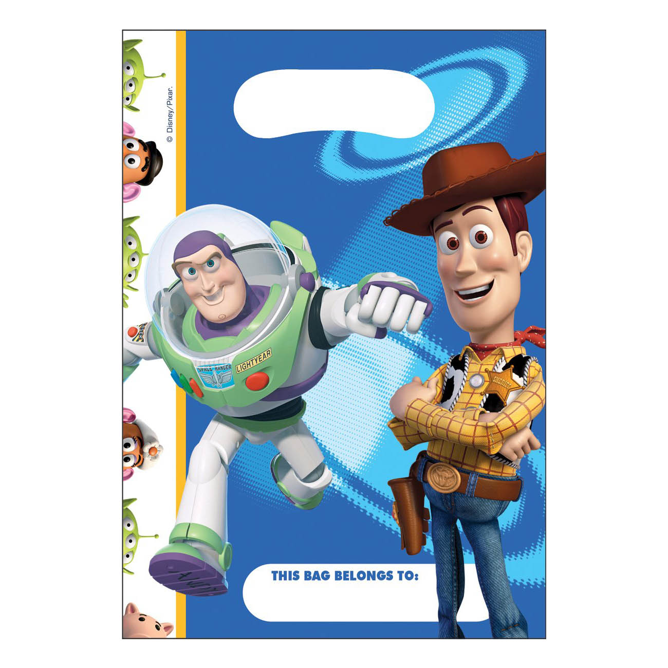 Juego de 6 Bolsas Chuches Toy Story Woody y Buzz