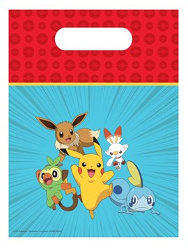 Juego de 6 Bolsas para Chuches Pokémon