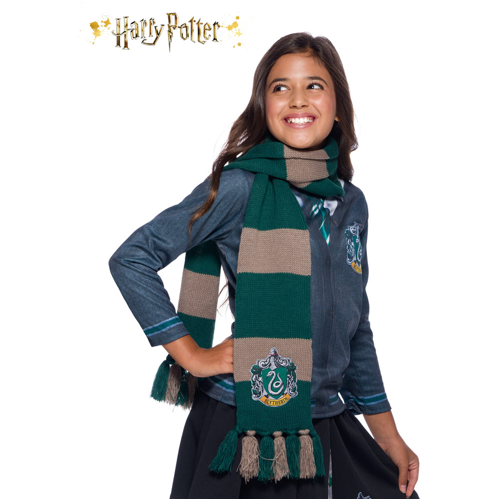 ▷ Bufanda Harry Potter Slytherin Deluxe - ⭐Miles de Fiestas⭐ - 24 H ✓