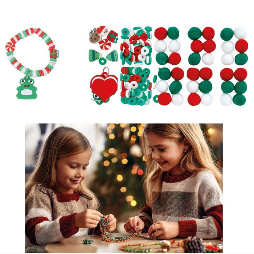 Caja de 164 piezas para pulseras de Navidad – DIY