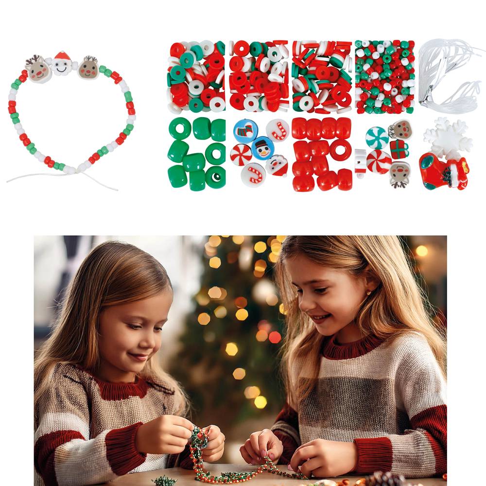 Caja de 450 piezas para pulseras de Navidad – DIY