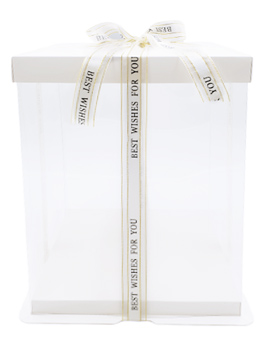 Caja para Tarta Deluxe Blanca 26 cm
