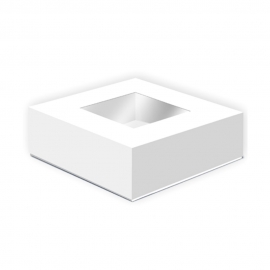 Caja para Tarta Blanca con Ventana 30 cm x 9 cm