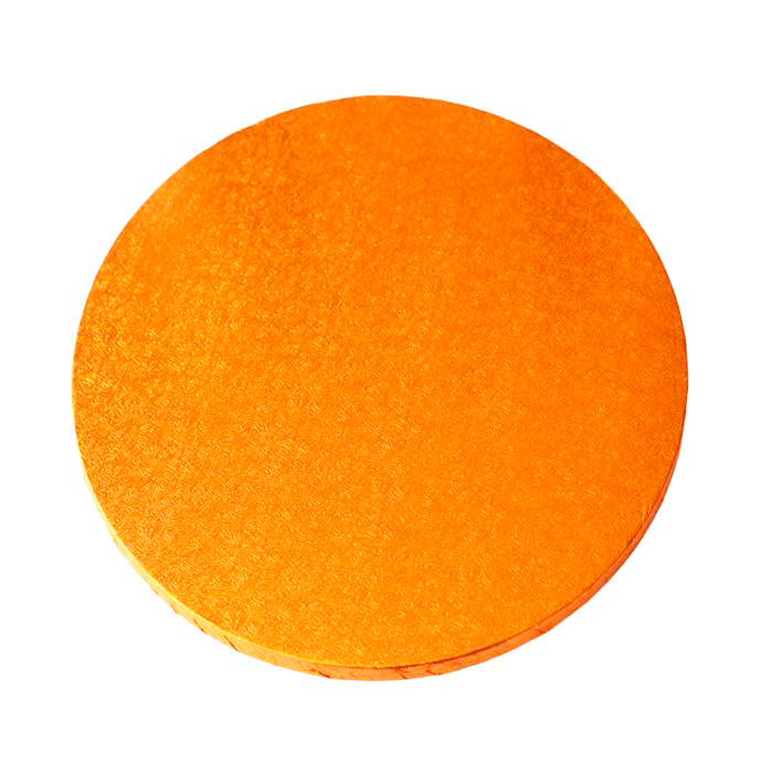 Cake Drum Redondo Naranja 35 cm