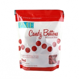 Candy Buttons color Rojo 340 gr - PME