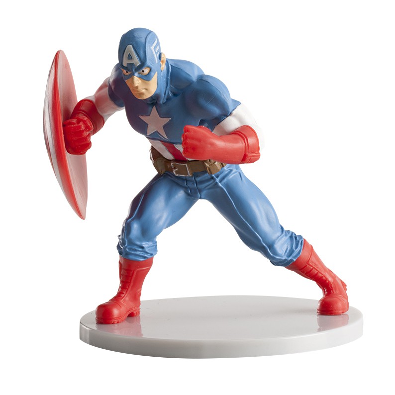 Figura decorativa Capitán América 8cm