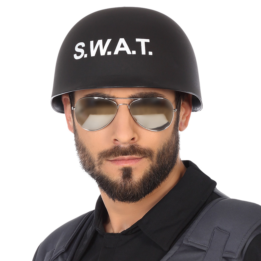 Casco Negro SWAT