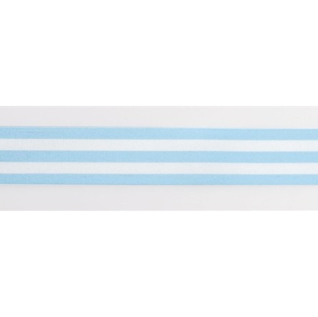 Cinta Satinada Stripes Blue (2 mts)