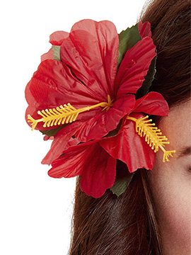 Clip para el Pelo Hibiscus Roja