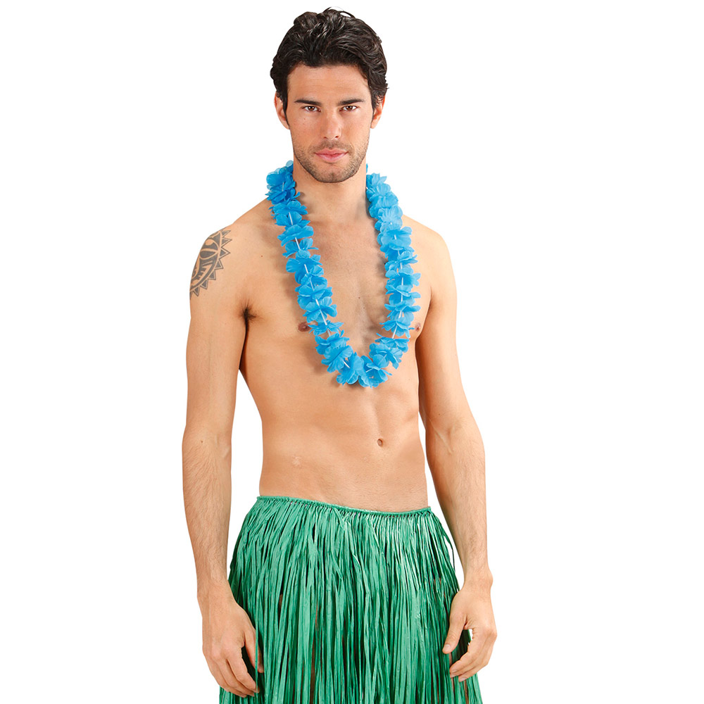 Falda Hawaiana Verde 41 cm - Comprar Online {Miles de Fiestas}