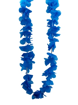 Collar Hawaiano Azul