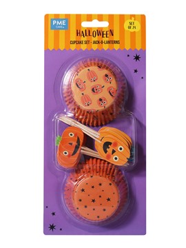 Set Decoración de cupcakes Halloween 3D (48 pcs)