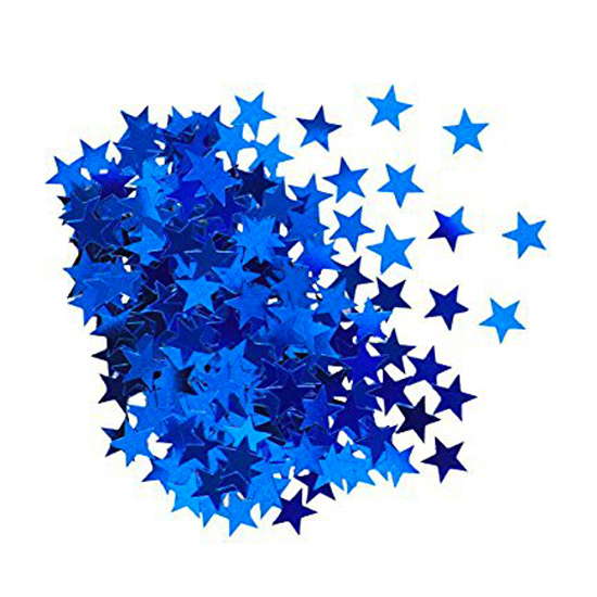 Confeti Estrellas Azules