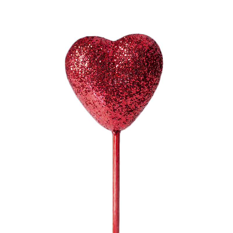Corazón rojo para decorar tartas y dulces - Miles de Fiestas