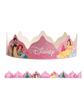 Corona para Roscón de Reyes Princesas Disney