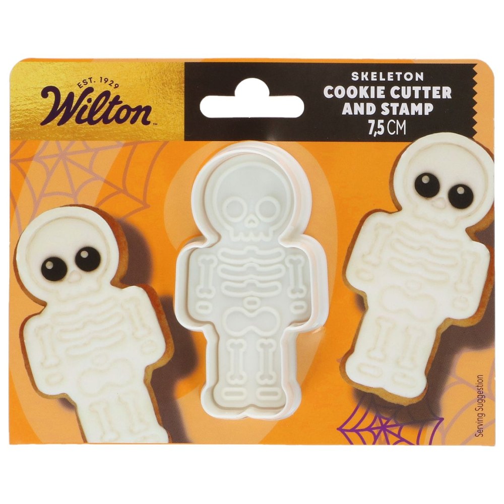 Cortador esqueleto con texturizador Wilton 7,5 cm