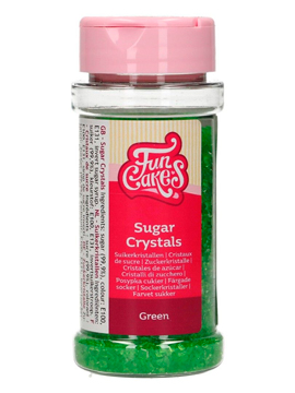Cristales de azúcar verdes