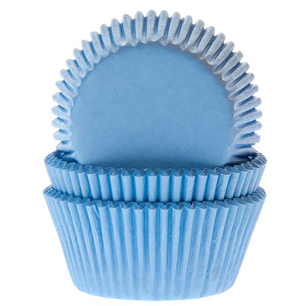 Cápsulas para Cupcakes Azul Claro 50 ud