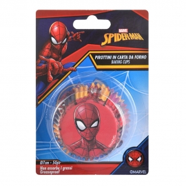 Cápsulas para cupcakes de Spiderman (50 uds)