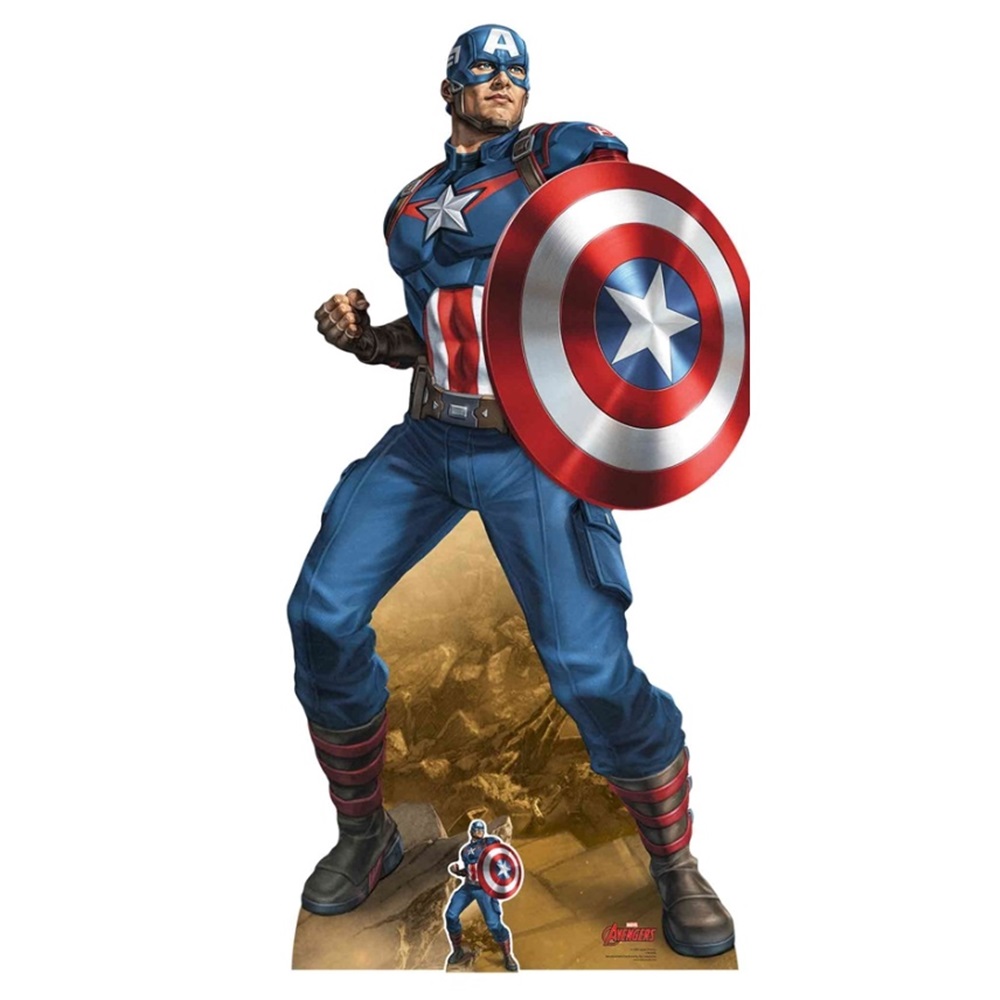 Decoración Photocall Capitán América 184 cm