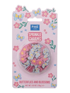 Decoraciones de Azúcar Mariposas y flores