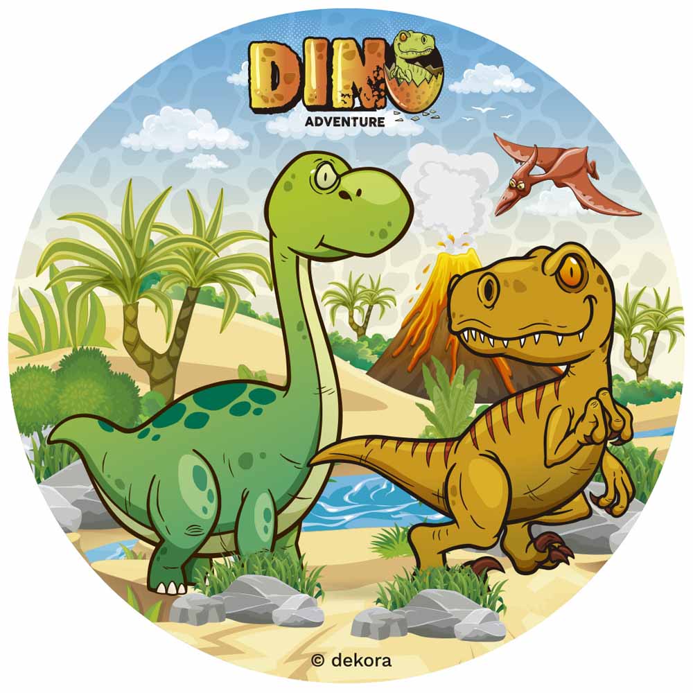 Disco Comestible Dinosaurios 15,5 cm