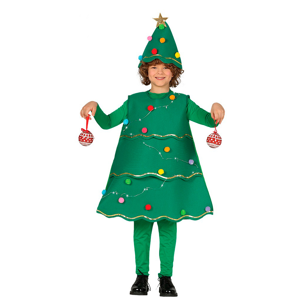 Disfraz Arbol de Navidad con LED Infantil