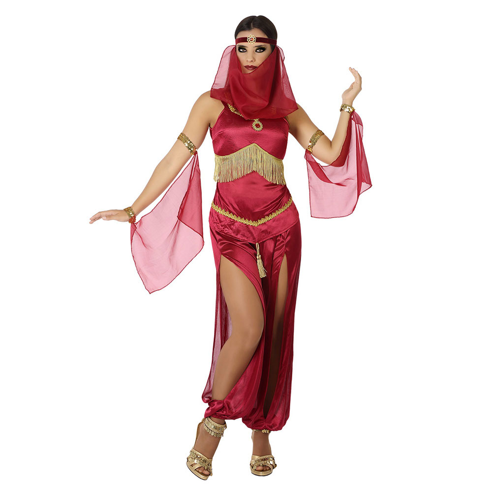 Disfraz Bailarina Árabe Rojo Adulto】- ⭐Miles de Fiestas⭐ - 24 H ✓