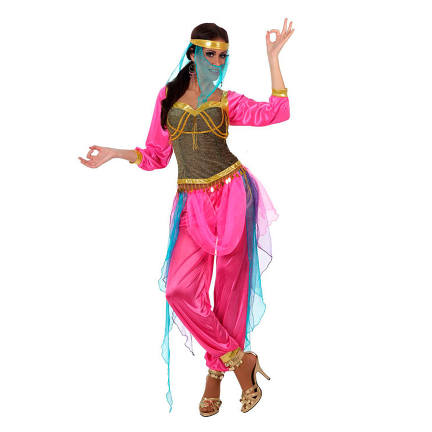 Disfraz Bailarina Árabe Rosa y Azul Adulto】- ⭐Miles de Fiestas⭐ - 24 H ✓