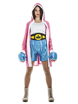 Disfraz Mujer Boxeadora Adulto