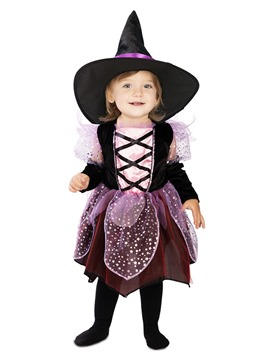 Disfraces niños Brujas, brujos 10 años y + Violeta, disfraces de Carnaval y  Halloween baratos para niña y niño 