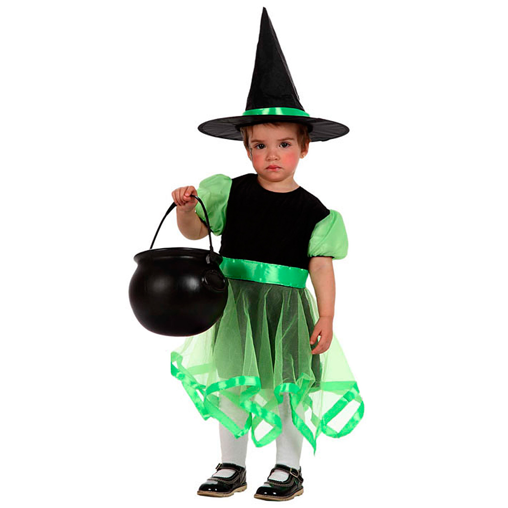 Disfraz Brujita Verde Bebé Halloween
