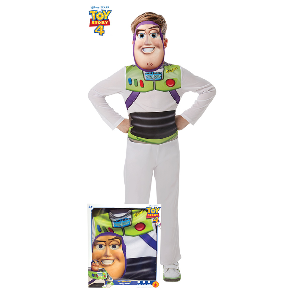 envidia Aceptado Fugaz Disfraz Buzz Lightyear Toy Story con Máscara Infantil 】- ⭐Miles de Fiestas⭐
