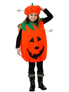 Disfraz Calabaza Sonriente Niña