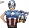Disfraz Capitán América Partytime Set