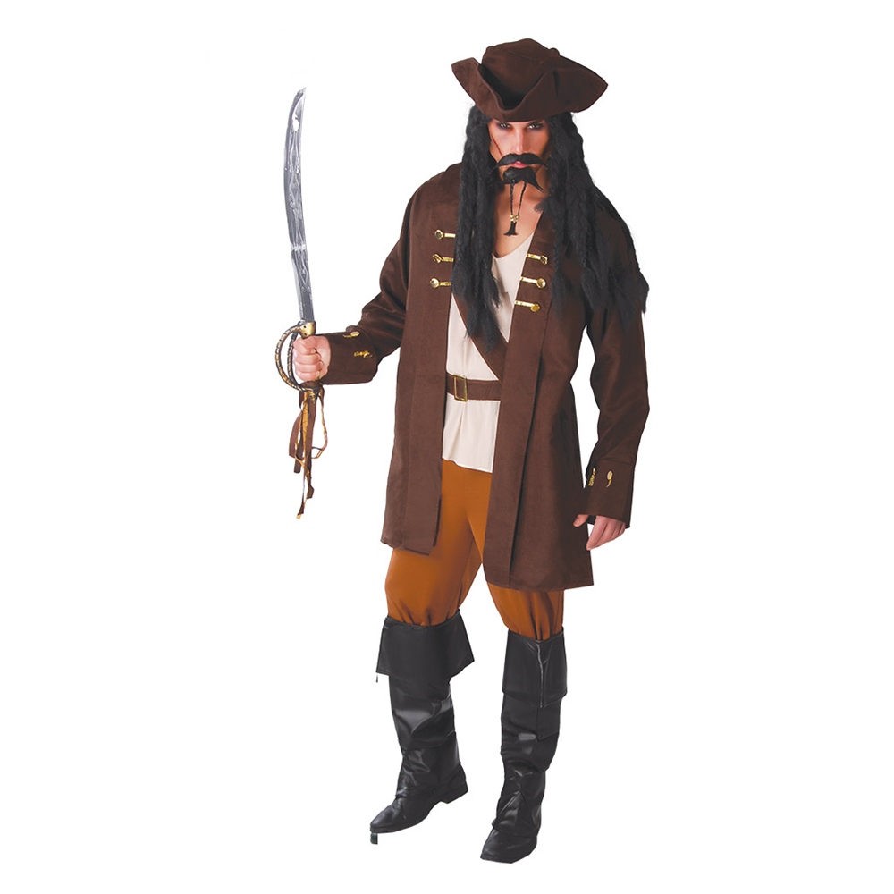 Disfraz Capitán Pirata con Sombrero Adulto