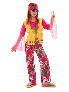 Disfraz Chica Hippie Infantil